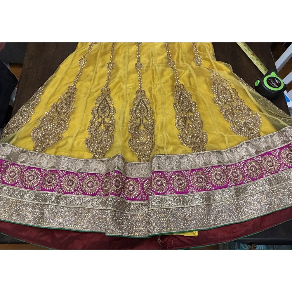 Tailor Made Indian Style Skirt Women Highly Embroidery Lined 36 Inch Waist Skirt